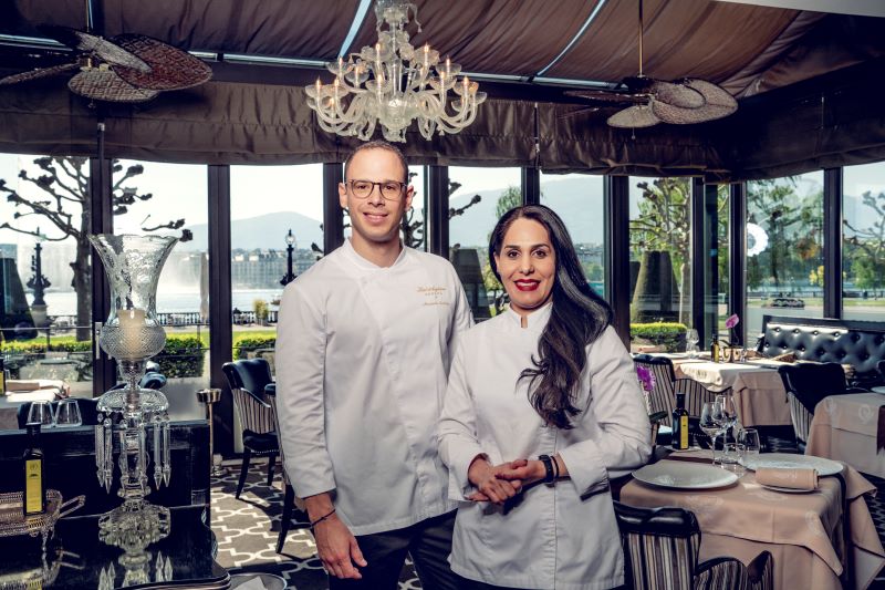 Alexandre (chef du Windows) et Leila, cuisinière iranienne