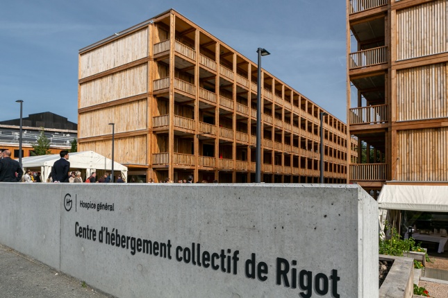 Inauguration du centre d'hébergement collectif de Rigot 1