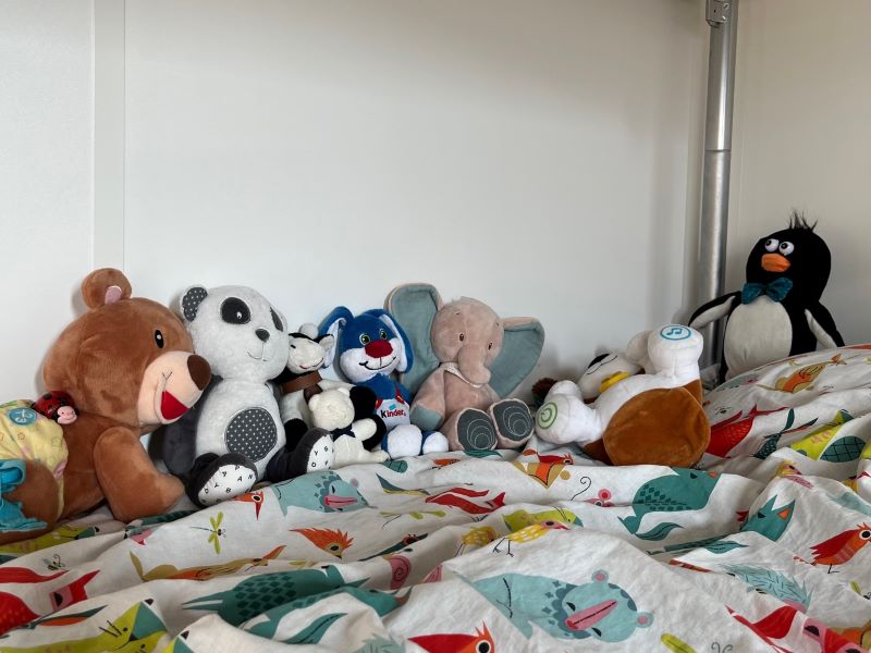 Les peluches des enfants