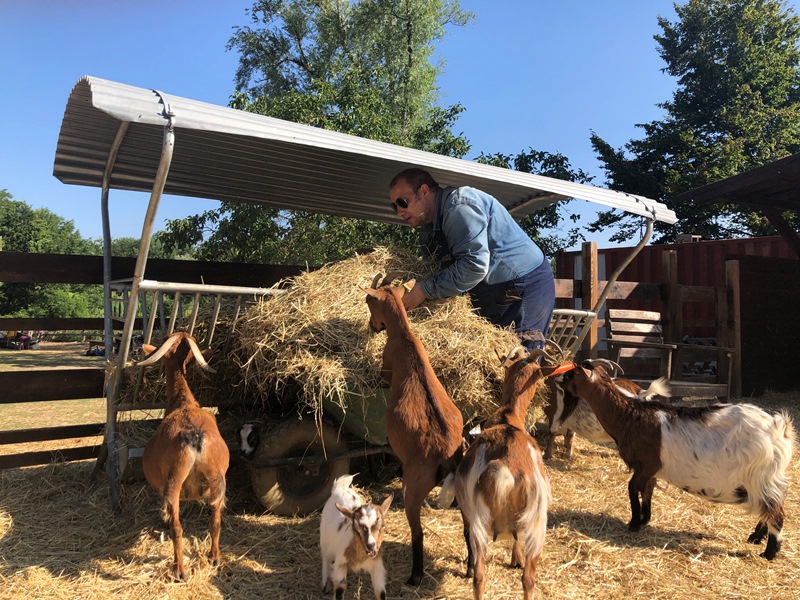 Benoit à la Ferme de la Gavotte