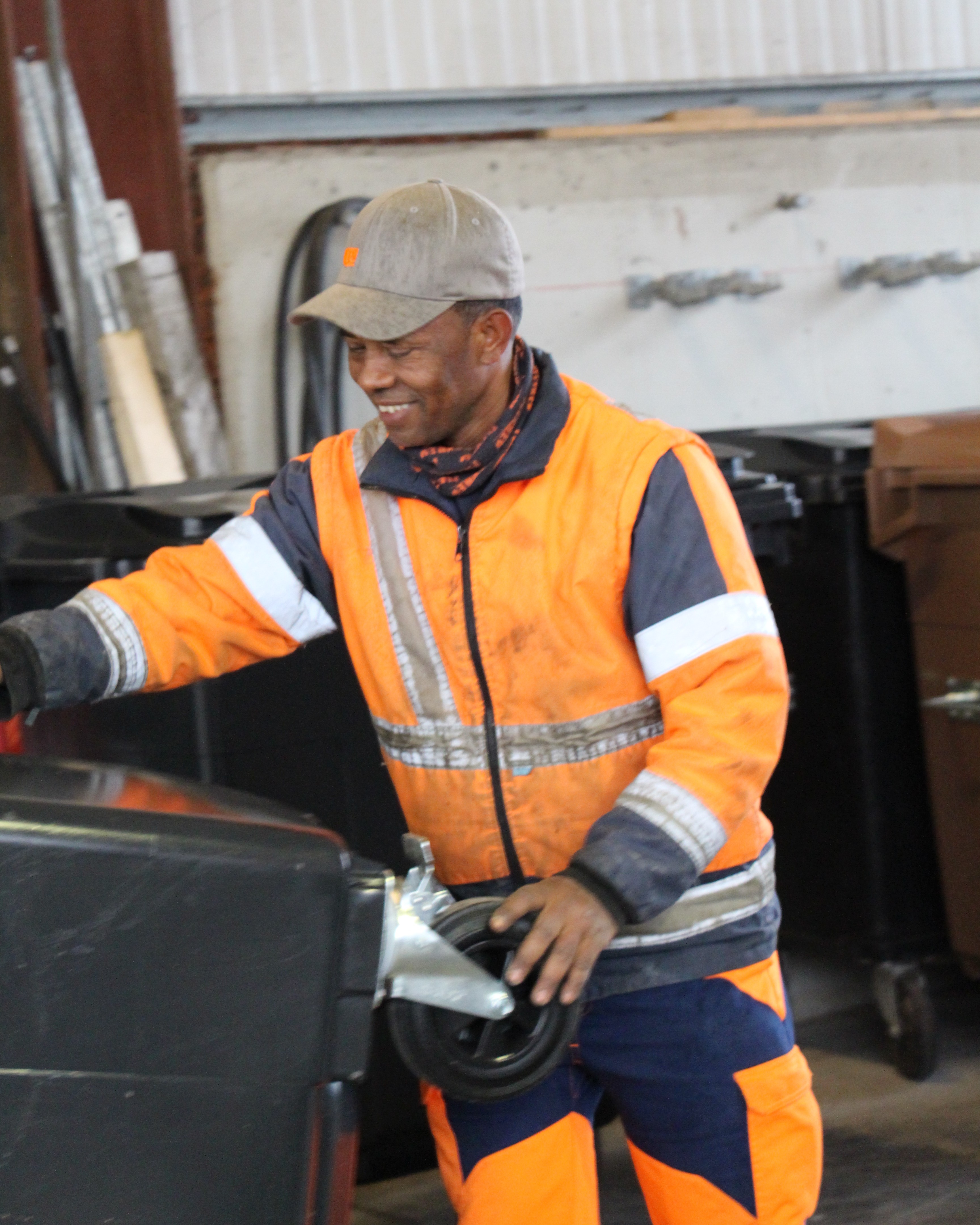 Mehari en plein travail