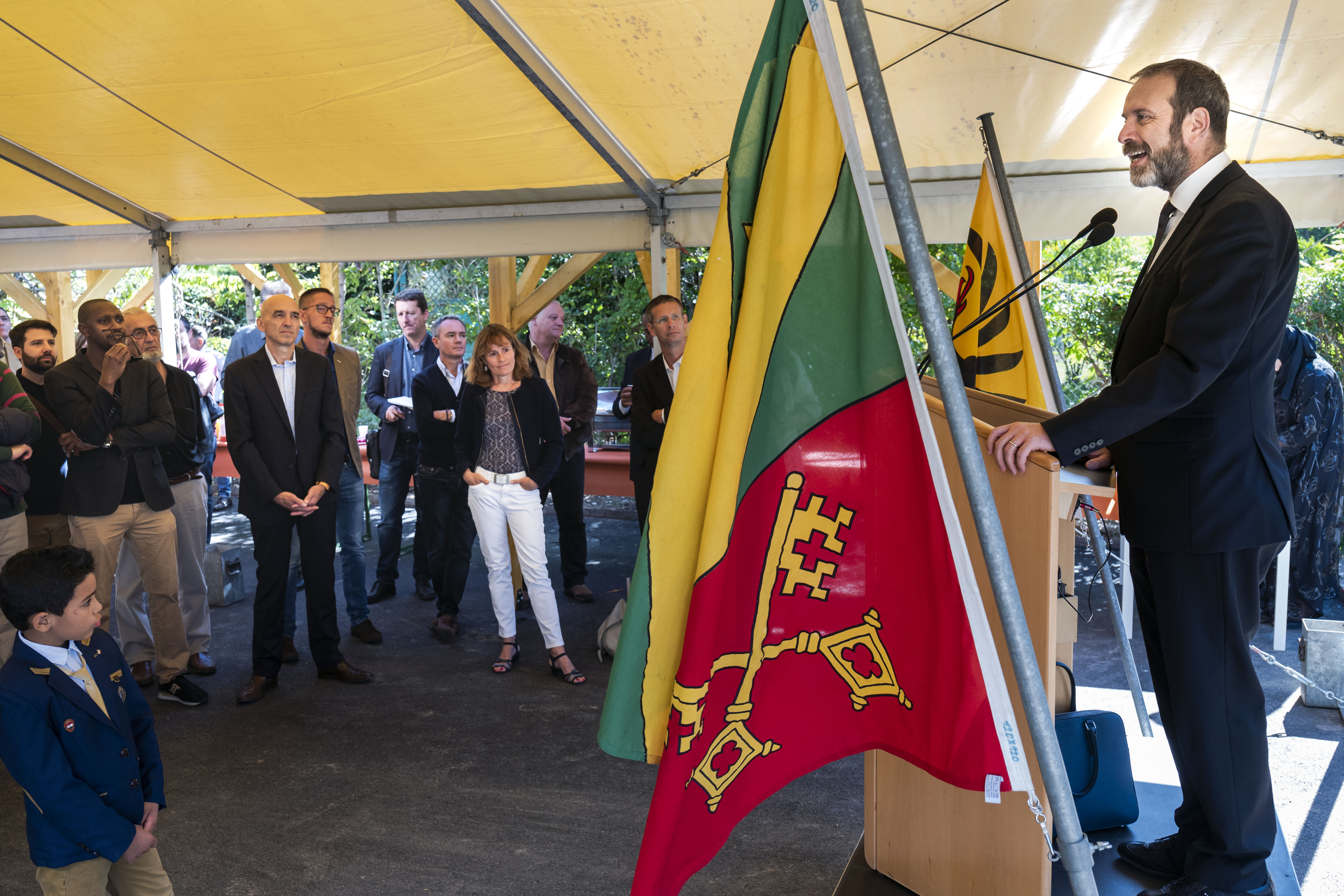 Inauguration du centre de Lancy par le Conseiller d'Etat Thierry Apothéloz