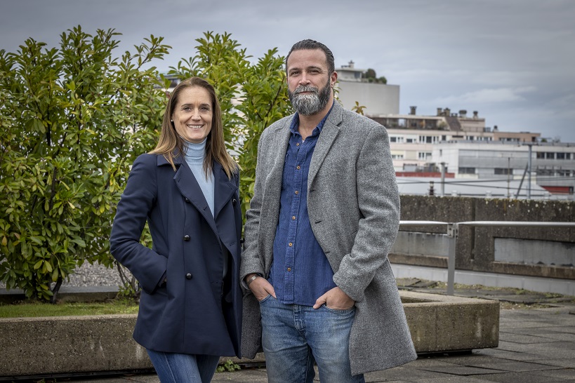 Jessica Chauvet et Mathieu Grivel de l'agence trt. Photo ©Magali Girardin