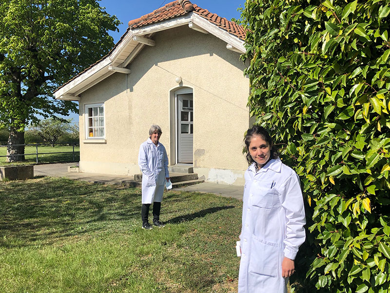 Pascale et Sandra à Anières