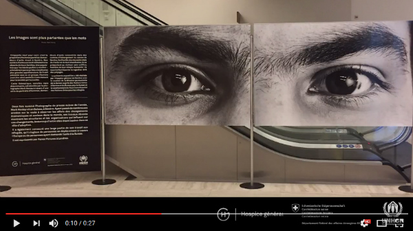 Vidéo du montage de notre exposition à l'ONU