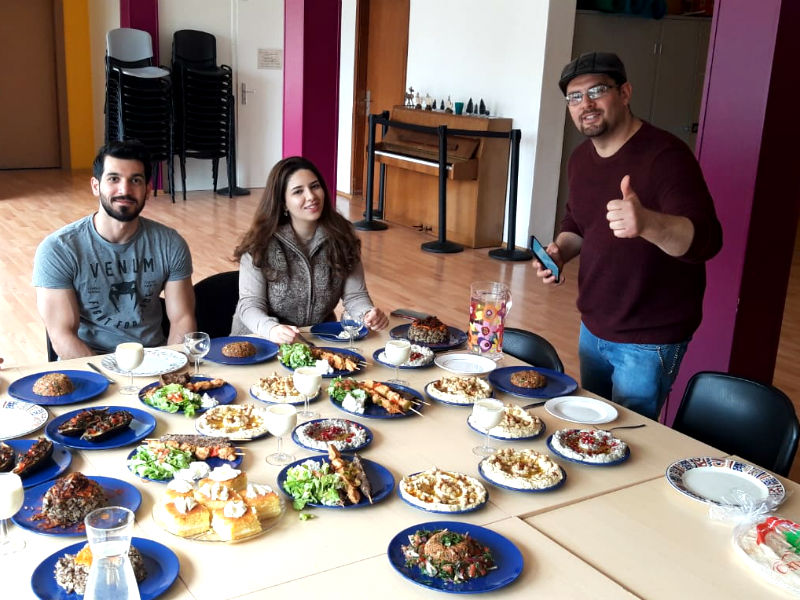 Yazan, cuisinier invité à la Potinière