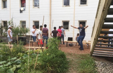 Moment de détente au centre de Frank-Thomas