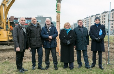 Cérémonie d'ouverture du chantier de Rigot