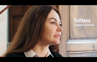 Svitlana - une réfugiée ukrainienne