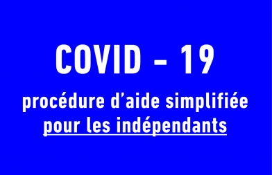 procédure d'aide simplifiée pour les indépendants