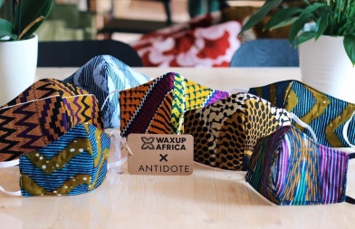 des masques par WaxUpAfrica