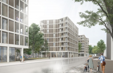 Le projet du grouppement d'architectes et d'ingénieurs Group DLLP