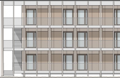 Détail façade Cherpines