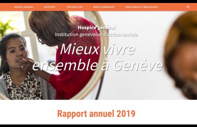 couverture du Rapport annuel 2019 de l'Hospice général
