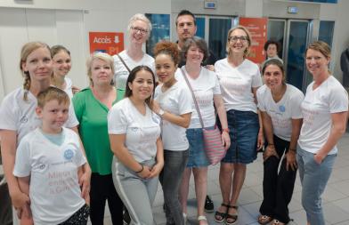 Groupe de bénévoles de l'Hospice général au Samedi du partage