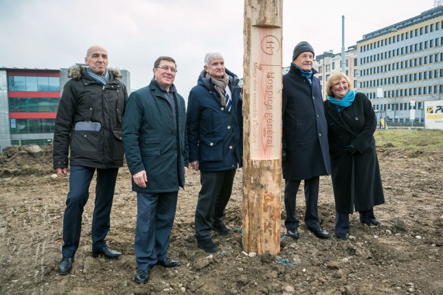 Cérémonie d'ouverture du chantier de Rigot