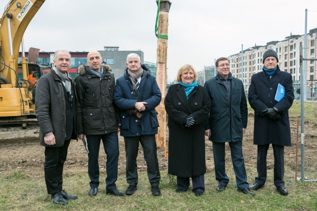 Cérémonie d'ouverture du chantier de Rigot