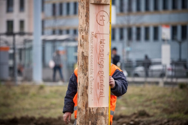 Cérémonie d'ouverture du chantier de Rigot