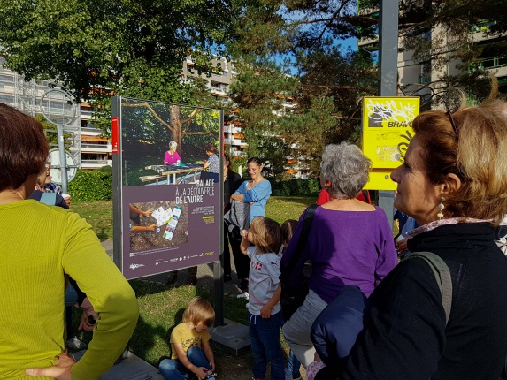 Inauguration de l'exposition "Balade à la découverte de l'autre"