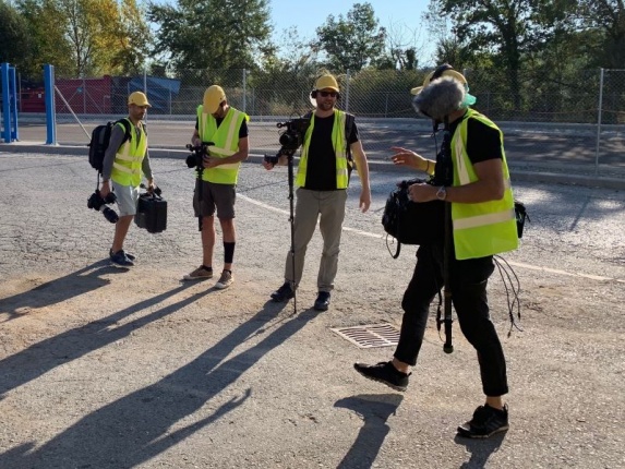 Les Dalton en tournage à Serbeco