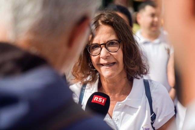 Luz Teixeira, responsable de l'association Tisser l'avenir