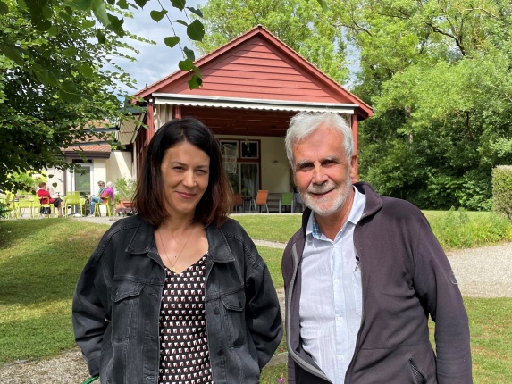 Aurélie et son papa Pierre