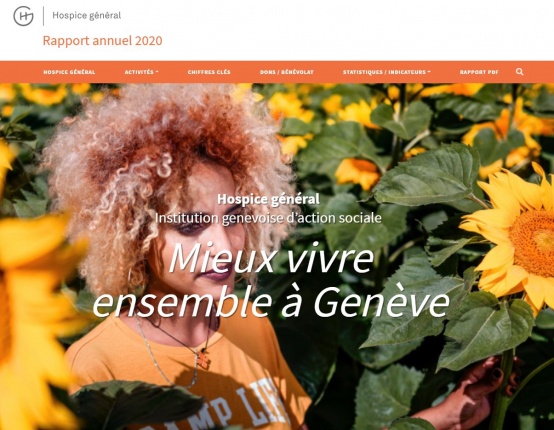 couverture du rapport annuel 2020