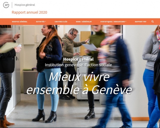 couverture du rapport annuel 2020