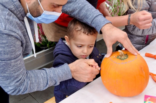 Atelier citrouilles du 17 octobre