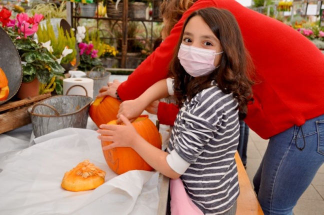 Atelier citrouilles du 17 octobre