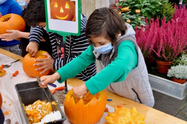 Atelier citrouilles du 17 octobre