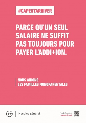 Affiche #çapeutarriver familles monoparentales