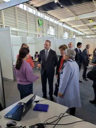 Visite d'Elisabeth Baume-Schneider à Palexpo