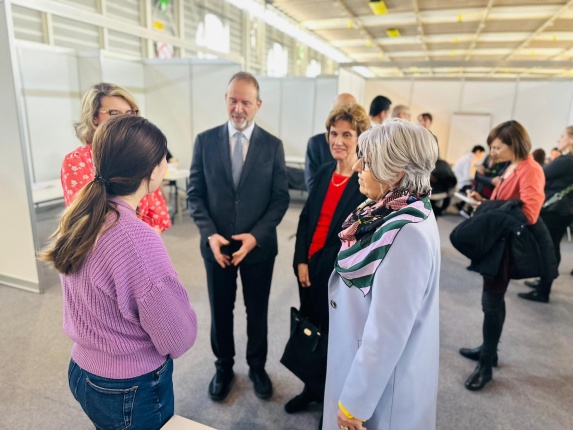 Visite d'Elisabeth Baume-Schneider à Palexpo