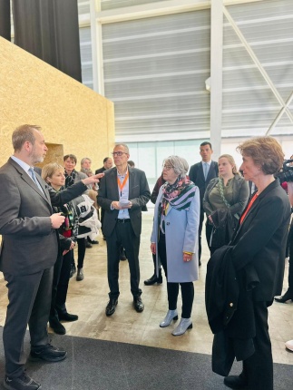 Visite d'Elisabeth Baume-Schneider à Palexpo