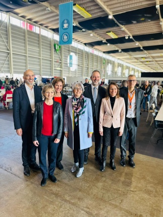 Visite d'Elisabeth Baume-Schneider à Palexpo