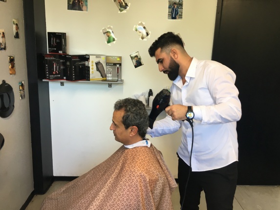 Kamal, requérant d'asile et coiffeur