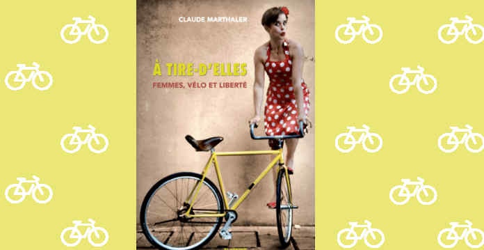 femme à vélo