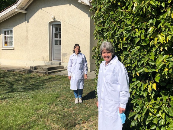 Sandra et Pascale à Anières