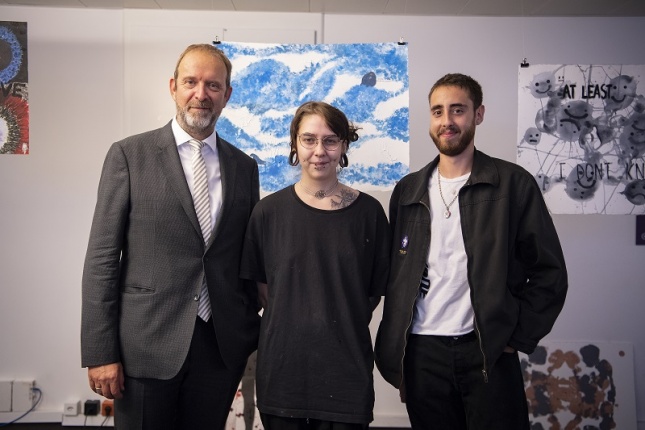 Thierry Apothéloz, Camila Hauser et Anton Zufferey