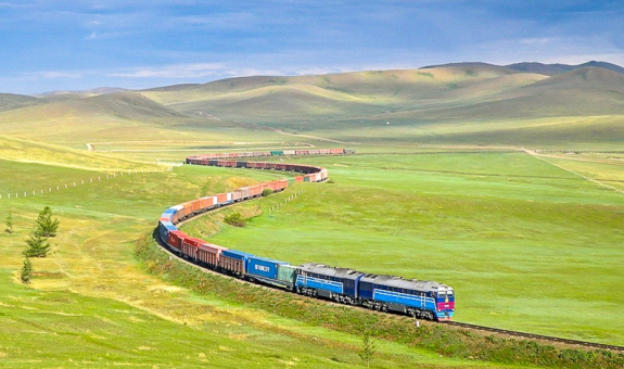 train en Mongolie