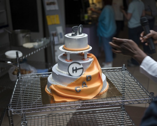 Gâteau pour les 50 ans du CAD