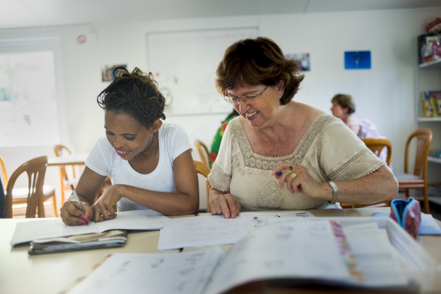 L'apprentissage du français au centre du Bois-de-Bay