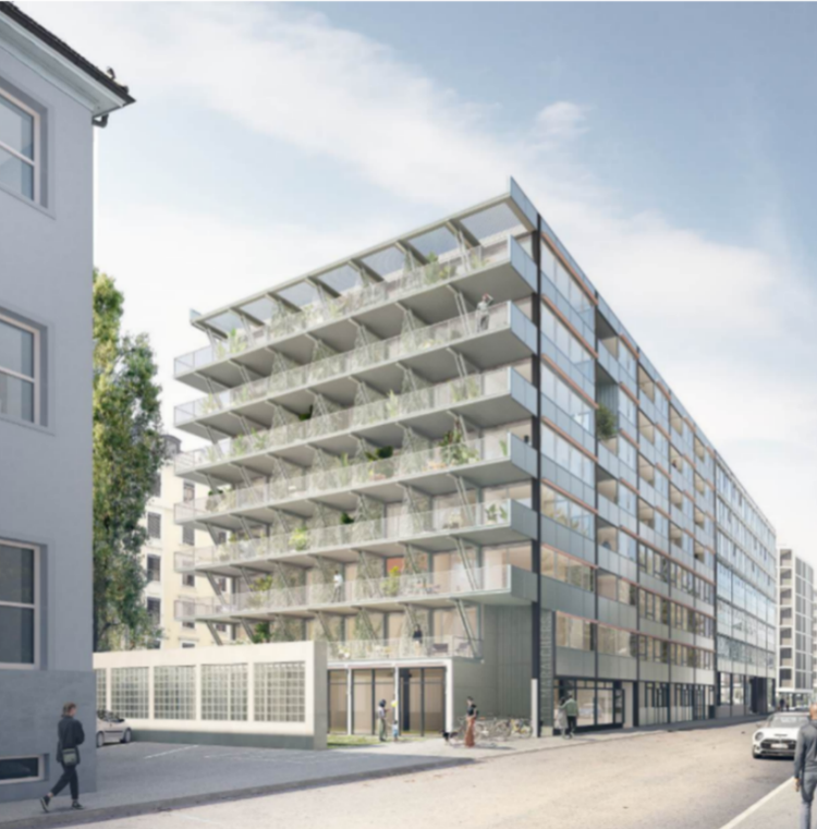 Projet de rénovation et surélévation d’immeuble au 10-10bis rue des Maraîchers